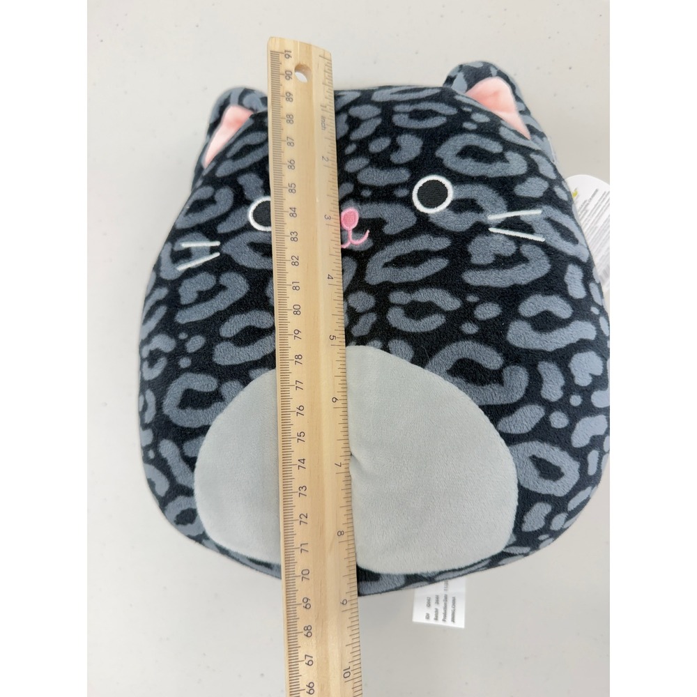 Squishmallows 8 Inch Xiomara Black Panther Leopard Print Plush Kellytoy NWT - Picture 5 of 6